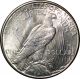 1922 - S $1 Silver Peace Dollar Bu - Gem Bu In A Slab Dollars photo 1