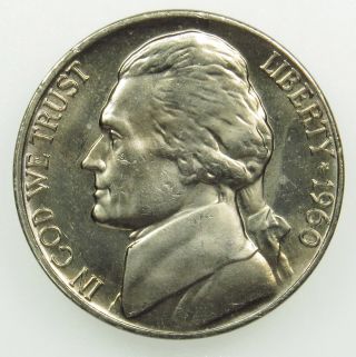 1960 Uncirculated Jefferson Nickel (b02) photo