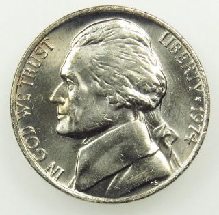 1974 Uncirculated Jefferson Nickel (b04) photo