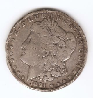 1891 - Cc $1 Morgan Silver Dollar photo