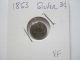 1853 Silver Three Cent Piece/3 Cent Silver/3c Trime 90% Silver  4960 - 1 Three Cents photo 2