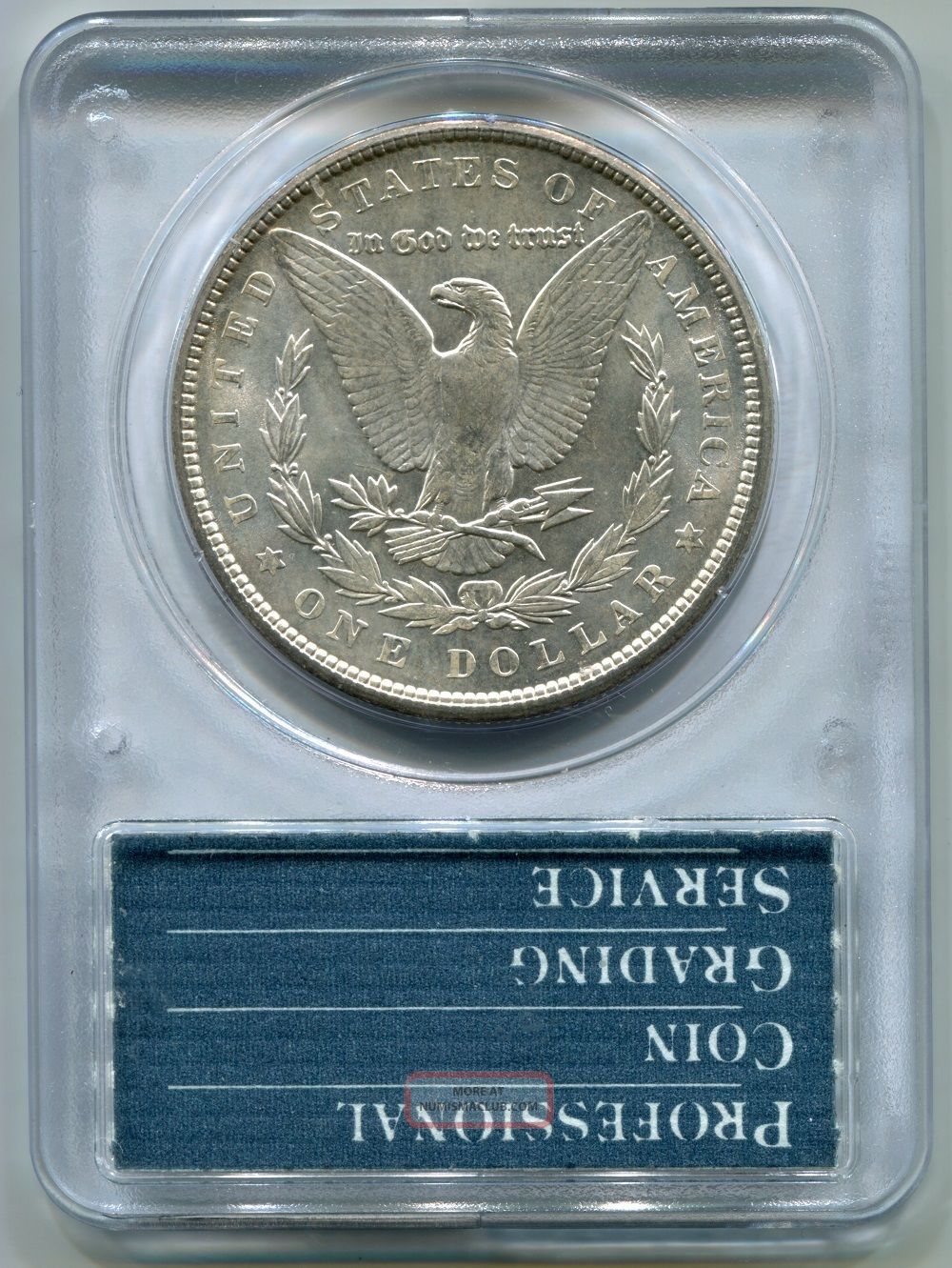 1900 Morgan Silver Dollar Pcgs Ms64 Rattler Holder Ogh