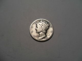 1923 - S 90% Silver Mercury Winged Dime Offer 2 photo