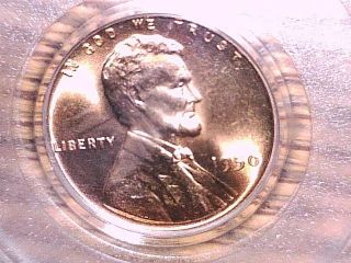 1950 P Lincoln Wheat Cent Pcgs Ms 65 Rd 13137275 photo