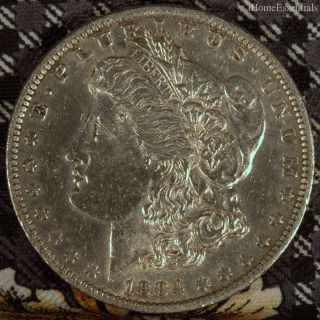 Dollar Morgan 1884 - O,  Bu Brilliant Uncirculated Plus,  Very Eye Appealing Coin photo