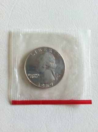 U.  S.  ' 69 D Quarter Frosted Brilliant Uncirculated photo