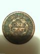 1844 Large Cent + 1 Large Cent Unreadable Coin Large Cents photo 3