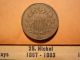 1868 Us Shield Nickel Old Five Cent Nickel Coin Nickels photo 1