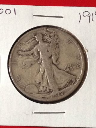 F001 : 1918 - P Walking Liberty Silver Half Dollar Coin :: Fairhouse :: Hq photo