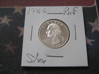 1996 - S Proof Washington Silver Quarter Great Coin 46 photo
