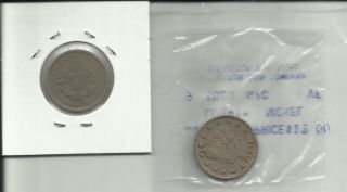 2 - 1883 V Nickels With Cent And Without Cent Littleton Coin Packaged photo