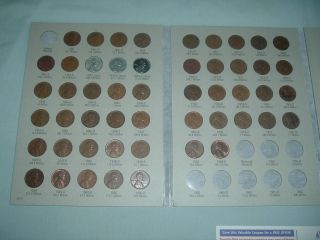Lincoln Cents - - 1941 - 1958 Complete Lincoln Cents In Deluxe Whitman Album photo