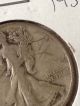 F005 ::1934 - P Walking Liberty Silver Half Dollar Coin :: Fairhouse : Scratched Half Dollars photo 1