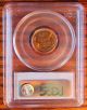 1927 Lincoln Cent Pcgs Ms 64 Red Us Coin Small Cents photo 1