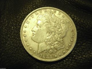 1885 - O $1 Morgan Silver Dollar Coin You Be The Judge photo