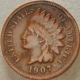 1907 Indian Head Penny photo