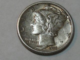 1926 Mercury Silver Dime (au) 4918a photo
