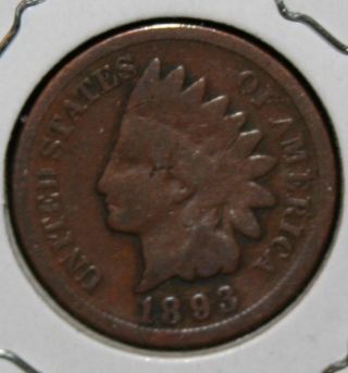 1893 Us Small Cent Indian Head Cent photo