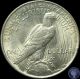 1923 P Uncirculated Silver Peace Dollar C50 Dollars photo 1