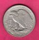 1917 - S - Reverse Silver Walking Liberty Half Dollar - Very Good - Fine Coins: US photo 1