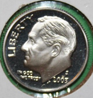 2003 - S Us Silver Proof Roosevelt Dime photo
