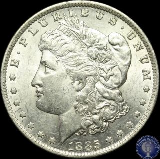 1885 O Gem Bu Silver Morgan Dollar Uncirculated 81 photo