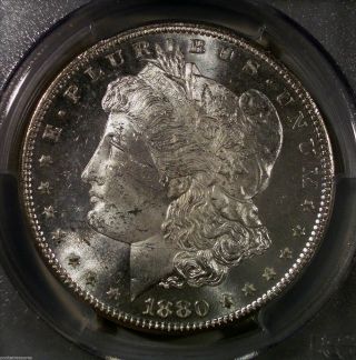 Pcgs 1880 Ms63 Pl $1 Morgan Dollar Prooflike Much Better Date 3 Day Return photo