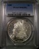 Pcgs 1880 Ms63 Pl $1 Morgan Dollar Prooflike Much Better Date 3 Day Return Dollars photo 2
