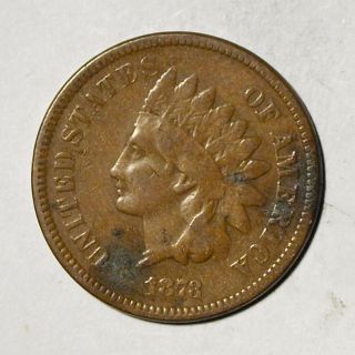 1873 Indian Head Cent Early Date,  Fine photo
