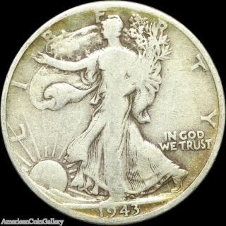 1943 D Silver Walking Liberty Half Dollar Great Us Coin C3 photo