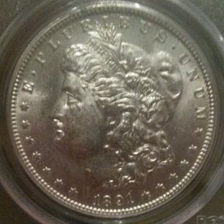 1891 O Morgan Dollar Graded Ms 61 By Pcgs Ogh Possible Upgrade? photo