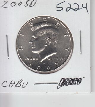 2003 - D Kennedy Half Dollar - Brilliant Uncirculated photo