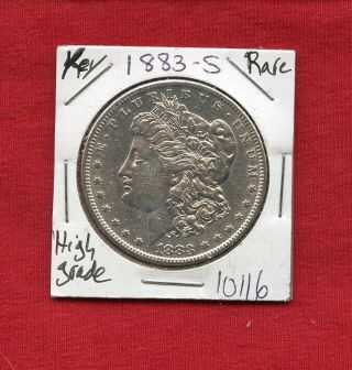 1883 S Morgan Silver Dollar 10116 Coin Us Rare Key Date Estate photo