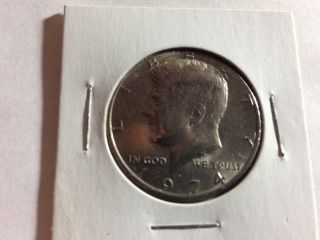 No Longer Minted 1974 Kennedy 1/2 Dollar Coin - Philadelphia (no Mark) photo