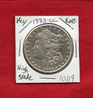 1883 Cc Morgan Silver Dollar 10119 Coin Us Rare Key Date Estate photo