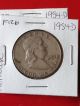 F126 ::1954 - D Franklin Liberty Silver Half Dollar Coin :: Fairhouse ::auction Hq Half Dollars photo 2