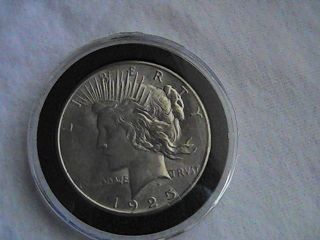 1925 P Peace Silver Dollar Coin Bu photo