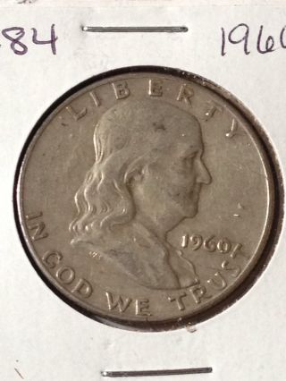 F184 ::1960 - D Franklin Liberty Silver Half Dollar Coin :: Fairhouse : Hq photo
