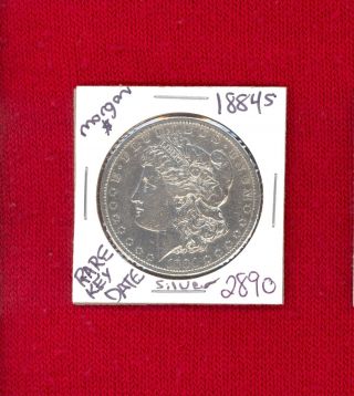 1884 S Morgan Silver Dollar Coin 2890 $genuine Us Mint$rare Key Date photo