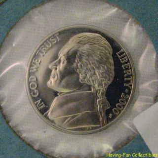 2000 - S Jefferson Nickel Proof photo