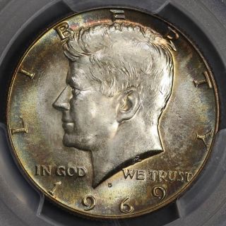 1969 - D Pcgs Ms65+ Kennedy Half - - (pcgs Coinfacts Plate Coin) photo
