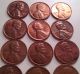 15 Us Copper Lincoln Penny ' S 7 1972 Large Error Rim / Off Center Color Variation Coins: US photo 2