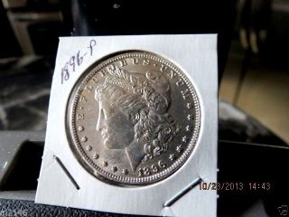 1896 - P Silver Morgan Dollar / Brilliant/ 1384 photo