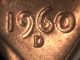 Bu 1960 - D Lincoln Cent With Rpm - 017/wrpm - 017 Error Wexler Top 100 (03 - 31 - 02) Coins: US photo 1