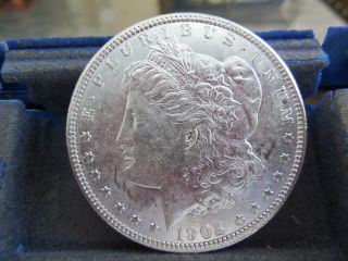 1902 - O Morgan Dollar 90% Silver Circulated Silver Coin photo