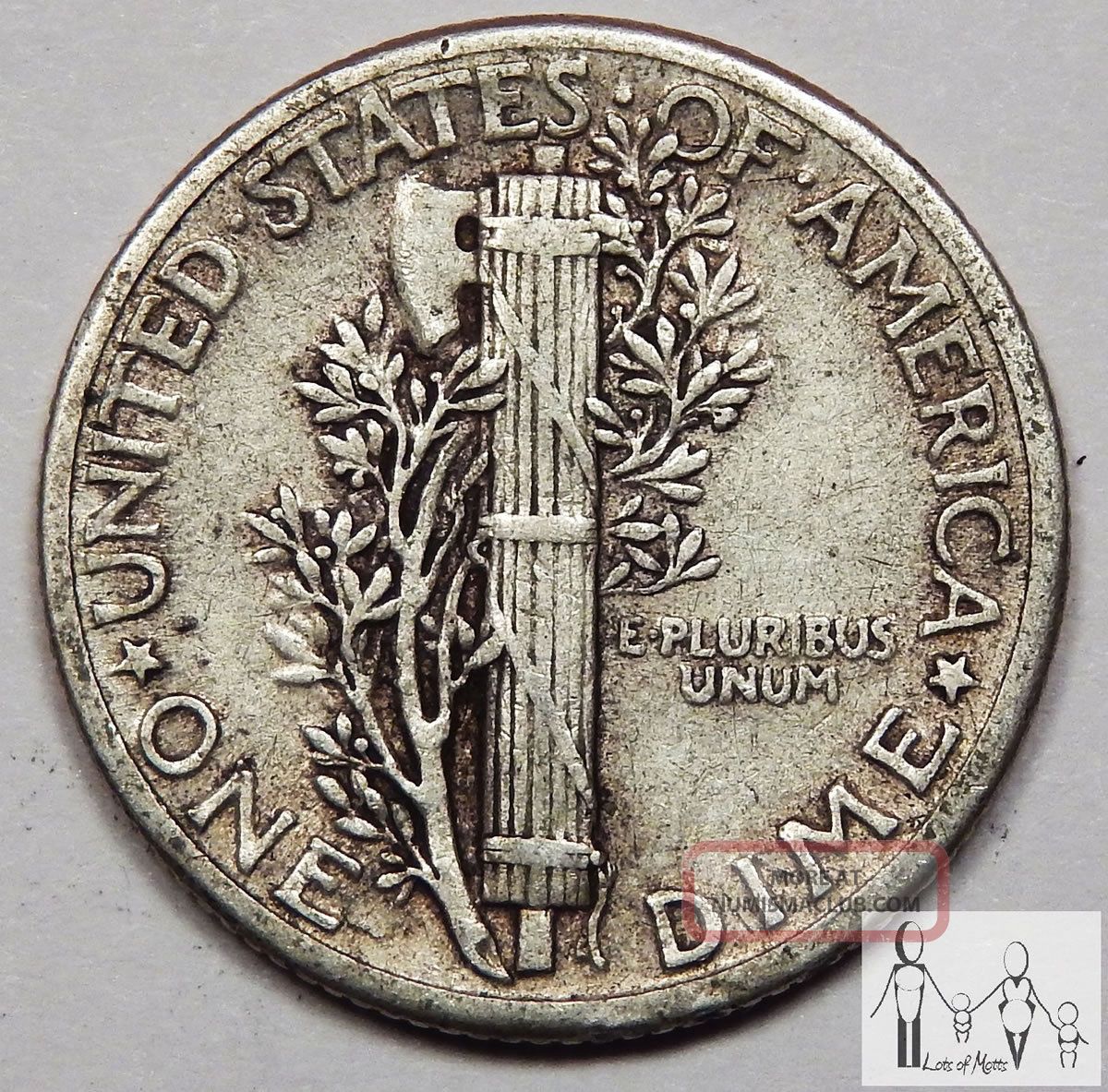 1937 (p) Extremely Fine Xf Winged Liberty Mercury Dime 10c Us Coin X