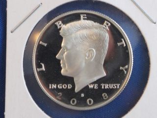 2008 - S Kennedy Silver Half Dollar Gem Cameo Proof B4957l photo