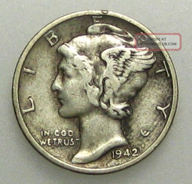 1942 s mercury dime value