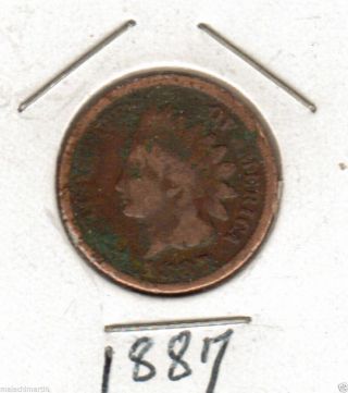 1887 Indian Head Cent photo