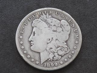 1899 - S Morgan Silver Dollar U.  S.  Coin C4206l photo